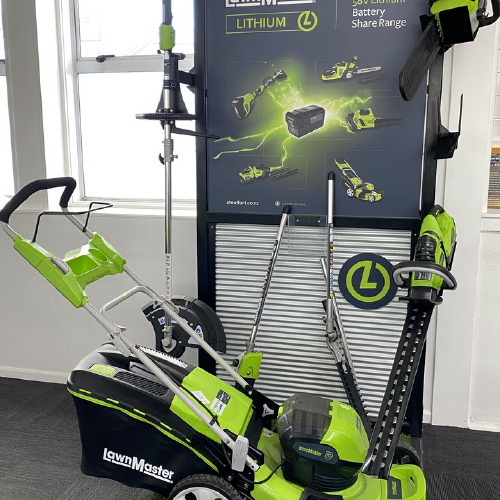 Lawnmaster Battery Powered Tools at Findlaters Yamaha 