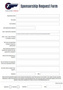 Sponsorship form